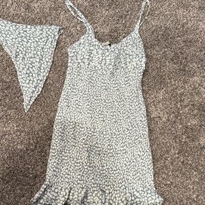 Abercrombie & Fitch Blue and White Striped Garment